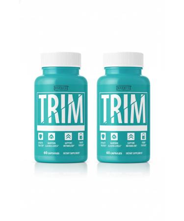 Trim Supplement Capsules for Advanced Weight Curated to Push Through The Cutting and Sculpting Phase for a Sculpted Physique (60 Capsules) (2)