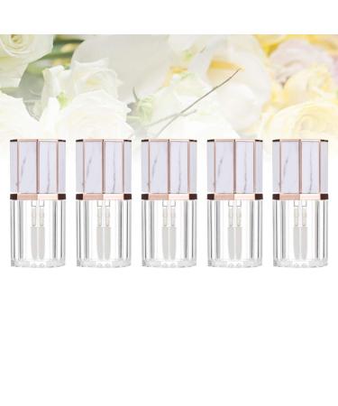 KALLORY 5ml Clear Lip Gloss Tubes with Wand | Bulk Lip Gloss Containers for Women | Empty Lipgloss Containers (5 Pcs) - Buy Online on GoSupps.com