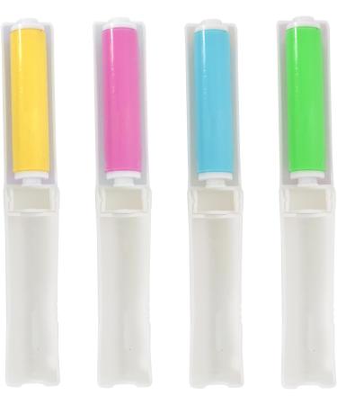 4-Piece Reusable Washable Lint Roller Set - Portable Sticky Rollers for Furniture Carpets & Clothes Cleaning - Buy Online on GoSupps.com