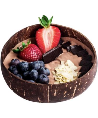 Love Coco Natural Coconut Bowl with Bamboo Straw and 10ml Coconut Oil (COC001) - Buy Online on GoSupps.com