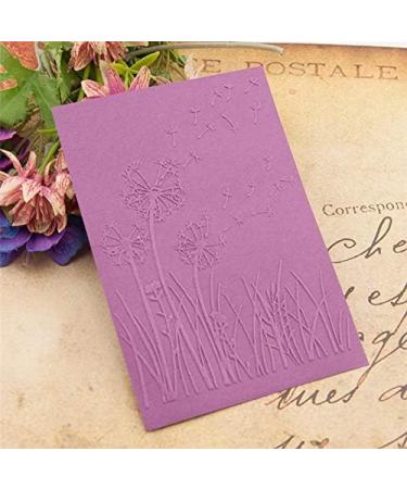 Joyful Home 1PC Dandelion Background Embossing Folder - DIY Floral Card Making Template - Buy Online on GoSupps.com