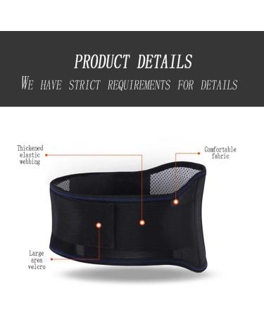 Noaled Lumbar Support & Magnetic Warming Hip Belt - Therapeutic Adjustable Straps for Men & Women | Breathable & Comfortable Gray M - Buy Online on GoSupps.com