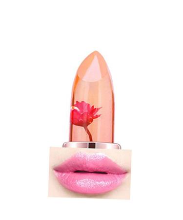Didiseaon lip Gloss Golden flakes lipstick Color changing lipstick Fragrant Natural ingredients flower lip balm