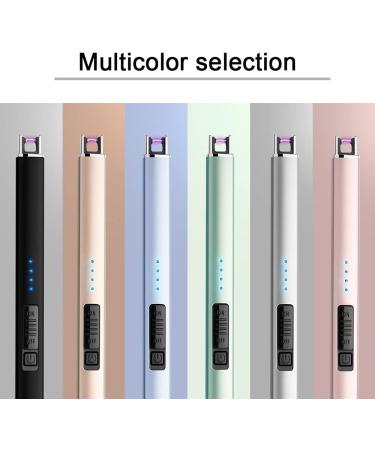 SUPRUS Electric Lighter Arc Windproof Flameless USB Lighter Rechargeable Lighter with Safety Lock for Candle BBQ Camping Black - Buy Online on GoSupps.com