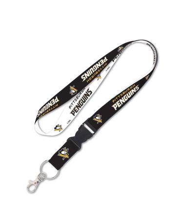 WinCraft NHL Lanyard with Detachable Buckle Pittsburgh Penguins 3/4"