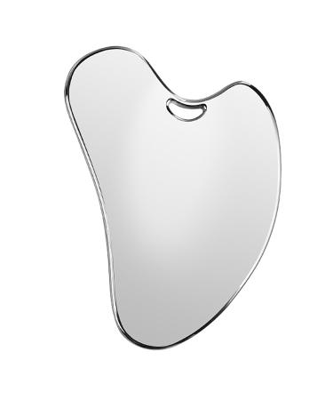 AQSQWQ Gua Sha Stein Gua Sha stainless steel heart shape Gua Sha Massage tool Gua Sha Stein facial tool for shaping the jaw area and reducing swelling
