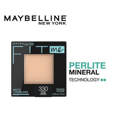 Maybelline Fit Me Matte + Poreless Pressed Face Powder Makeup Toffee - Pack of 2 - Buy Online on GoSupps.com
