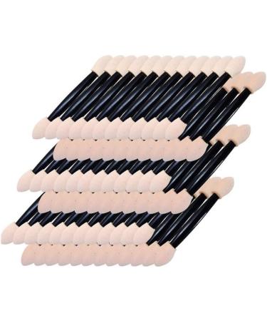 50 Pack Eyeshadow Brushes Disposable Dual Sided Eyeshadow Brush Sponge Tipped Oval Makeup Applicator - Buy Online on GoSupps.com