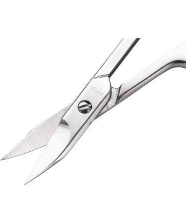LIVINGO Premium Stainless Steel Nail Scissors - Multi-purpose Grooming Kit for Manicure, Pedicure, and Beauty Care - 3.5 inch Silver - Buy Online on GoSupps.com