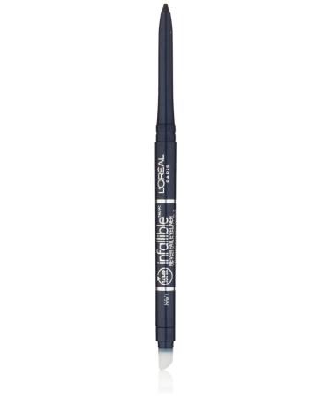 L'Oreal Paris Makeup Infallible Never Fail Original Mechanical Pencil Eyeliner with Built in Sharpener Navy 0.008 oz. Navy 1 Pack - Buy Online on GoSupps.com
