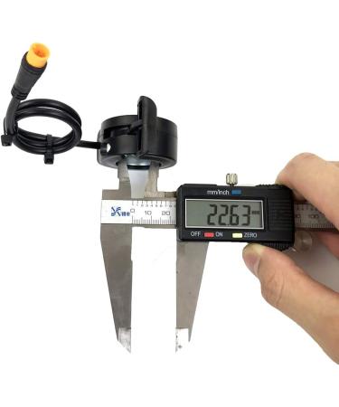 SCHUCK E-Bike Thumb Throttle 130X Waterproof Accelerator 22.2mm/0.87in Handlebars Left/Right Universal Bicycle Conversion Replacement Parts - Buy Online on GoSupps.com