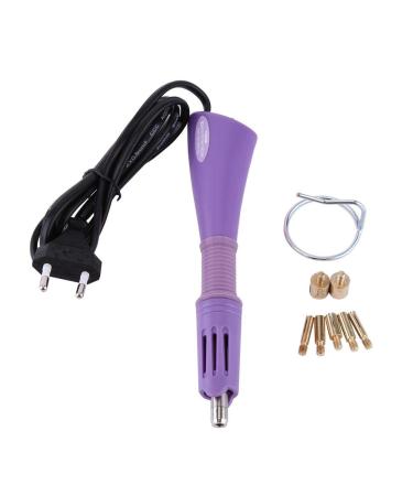 Mag Hotfix Applicator Rapid Heating Steine Applicator Hotfix Wall Strass Applicator Beautification Tools 110-240V EU Plug (purple)