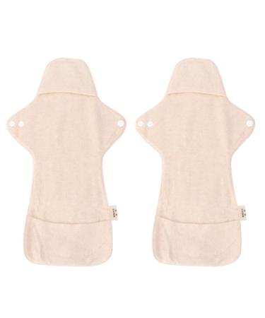 Milist pieces Reusable women's sord washable menstrual pillow absorbent cotton underpants bubble support women binding for women 340mm