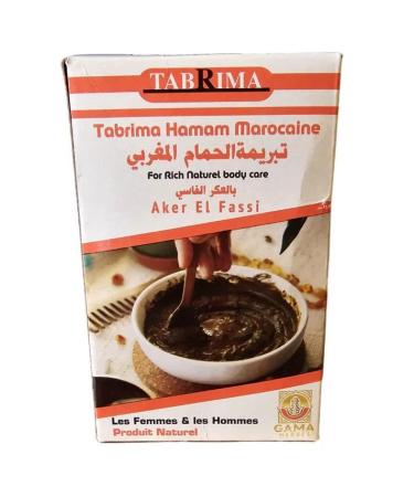 Tabrima Hammam l'Aker Fassi Exfoliant Naturel pour une Peau Douce et clatante apr s le Hammam 60g