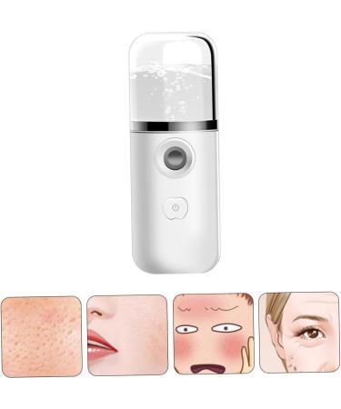 BIUDECO 2pcs Hydrating Instrument Nano Face Steamer Nano Mist Sprayer Moisturizing Facial Mister White Abs - Buy Online on GoSupps.com