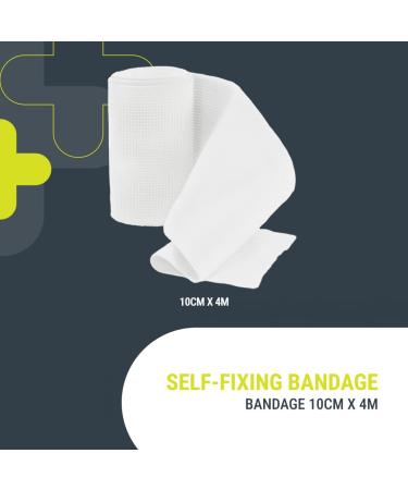 VITAPLUS PBT Self-Fixing Bandages - 10cm x 4m | Elastic Cohesive, Hypoallergenic, Latex-Free for Easy Application - Buy Online on GoSupps.com
