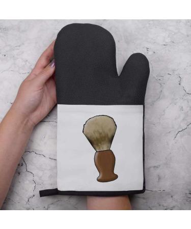 Azeeda Shaving Brush Oven Glove/Mitt - High-Quality Heat Protection for Safe Cooking | International Shipping Available - Buy Online on GoSupps.com