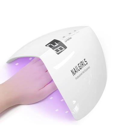 UV Light for Nails - NAILGIRLS 54W Nail Dryer, UV Nail Lamp with 3 Timer Setting, UV Led Nail Lamp with Automatic Sensor, Professional Halloween Nail Art Tools Accessories