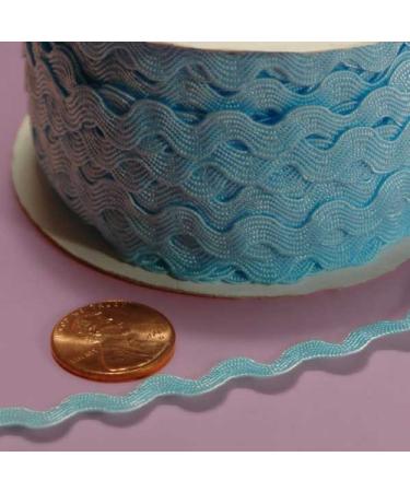 Light Blue Ric Rac Trim  5mm X 22Yd