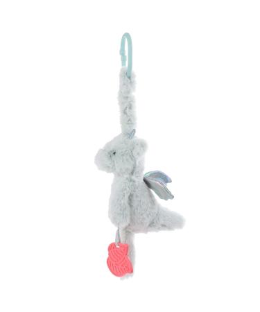 Apricot Lamb Plush Dragon Baby Toy - Rattle & Teether - 8.5 Inches - Buy Online on GoSupps.com