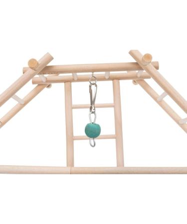 Trixie 5659 Wooden Ladder Playground - 44x44x16 cm - Brown - Buy Online on GoSupps.com