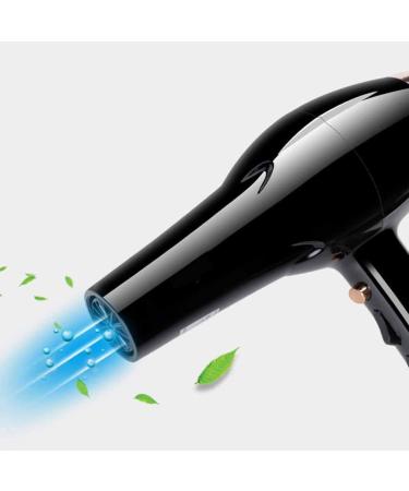 Ionic Hair Dryer Professional Hair Dryer Salon Hairdryer 2300W Constant Temperature Hair Dryer Powerful 3 Speed Settings Cool Button for Heathly Looking Hair Low Noise for Travel and Home Black - Buy Online on GoSupps.com