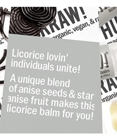 Organic Licorice Lip Balm 3 Pack by Hurraw! - Vegan, Cruelty-Free & Gluten-Free - Made in USA - Buy Online on GoSupps.com