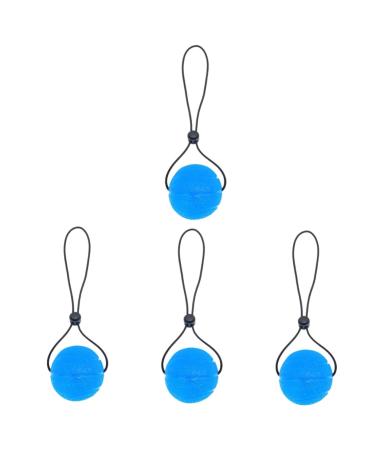 Fomiyes 4 pieces handle ball balls with your hand together handle ball for finger exercises training device with handle stress ball massage globe casual TPE men and women