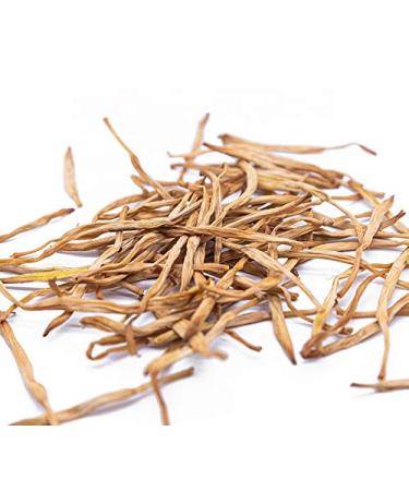 Balsara's 100g of dried edible yellow vegetables jujube dried whole golden needles of Hemorrhagicalis citrina Chinese Korean Thai and Vietnamese herbs and spices.