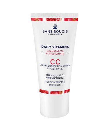 SANS SOUCIS BADEN-BADEN SANS SOURCIS BADEN-BADEN Sans Soucis Daily Vitamins Anti-Redness CC Cream with Pomegranate 30 ml