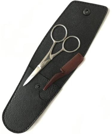 Housoutil 1 Set Brow Scissors Small Scissors Eyebrow Scissor Nose Scissors Beard Eyebrow Trimming Scissors Confident Beard Cut Eyebrow Grooming Scissors Stainless Steel 6.3x13.3cm Black - Buy Online on GoSupps.com