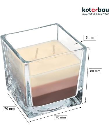Kotarbau 2-Docht Fragrance Candle | Multi-Colored Aromatherapy | Long-Lasting Gift Idea | 32-Hour Burn Time | International Shipping Available - Buy Online on GoSupps.com
