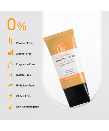 NEUTRIHERBS Tinted SPF 50 Sunscreen for Face & Body - Broad Spectrum PA++++ Sunblock with Vitamin E & Vitamin C - Buy Online on GoSupps.com