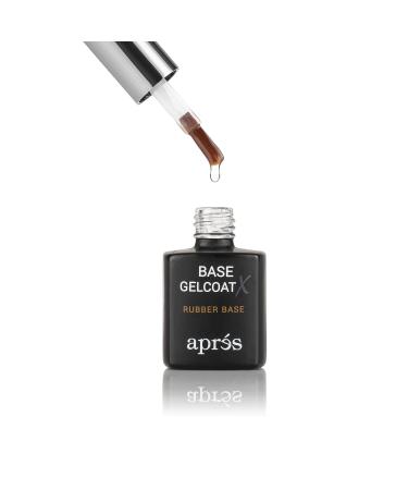Apres Nail Gel-X Base Gelcoat X | 15 ml | Premium Quality Rubberized Formula | Scratch Resistant | Enhanced Grip | 2022 Version - Buy Online on GoSupps.com