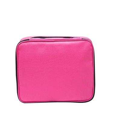 FOReverweihuajz Toiletry Bag Shockproof Travel Train Cosmetic Bag Cheap Large Capacity Rose Red