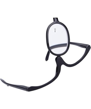 Buy Stylish Rotatable Make-up Reading Glasses for Presbyopia | Visual Aid & Fashionable Eyewear (Black 400) - Buy Online on GoSupps.com