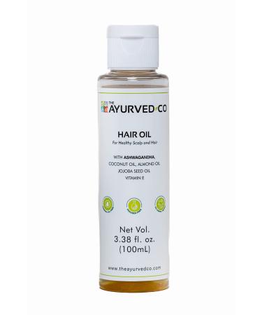 Organic Ayurvedic Ashwagandha Hair Oil for Strength and Growth | The Ayurved Co - Buy Online on GoSupps.com