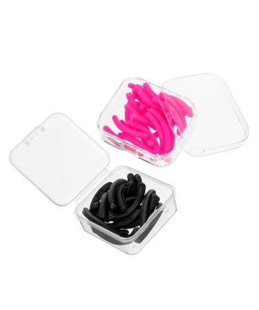 Healeved 2 Boxes Eyelash Curler Silicone Refills Silicone Eyelash Curler Pads Lash Curler Replace Strips