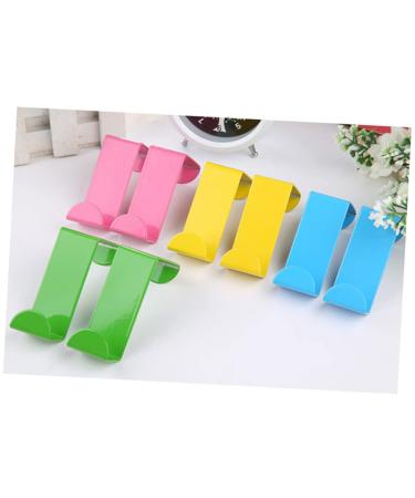 Alipis 4 Pcs Towel Hook Keychain Hook Over The Door Wreath Hanger Storage Hook Hat Hook Stainless Steel Green 4pcs - Buy Online on GoSupps.com