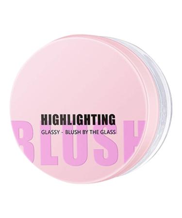 Blush Makeup - Moisturizing Blusher for Cheeks and Lips Balm - Blush Rouge Cream for Cheek & Lip Cream Liquid Blush Gel for Cheeks & Lips Glossy Shiny Finish Blush Makeup 02#glitter Blush