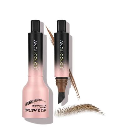 Multi-Purpose Liquid Eyebrow Pencil, Waterproof, Sweatproof, Ultra Long Lasting, Hair-Like Strokes, Liquid Eyebrow Gel Pen, Quick Dry (#02 Taupe)