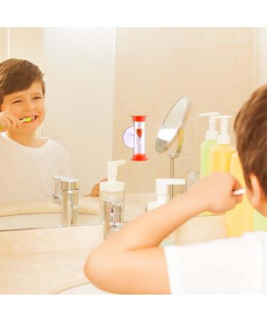 2-Piece Hourglass Toothbrush Timer Set Colorful 2/3 Minute Sand Timers with Suction Cups for Kids Perfect for Games & Cooking - Buy Online on GoSupps.com