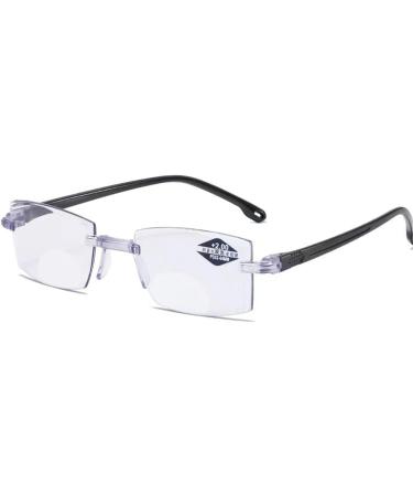 Twaynorb Sapphire Anti Blue Light Reading Glasses - 2 Pairs Dual Focus for Ages 35-45 (Style 5 1.00) - International Shipping Available - Buy Online on GoSupps.com