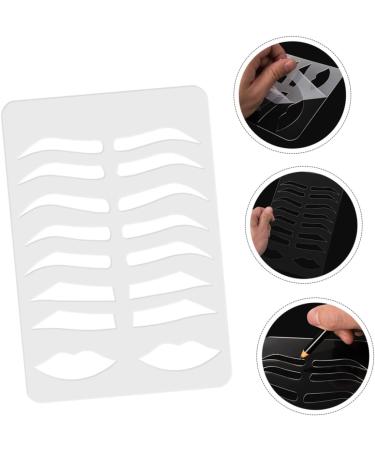 DOITOOL Eyebrow Stencil Plate Eyebrow Draw Acrylic Board Makeup Tool Eyebrow Mold Eyebrow Shape Accessories - Buy Online on GoSupps.com