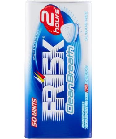 Frisk - Peppermint pills Clean Breath - Mini Maxi refreshing candies - 2 hours of fresh haleine - no sugar - 12 metal pieces of 50 dragged 9140700