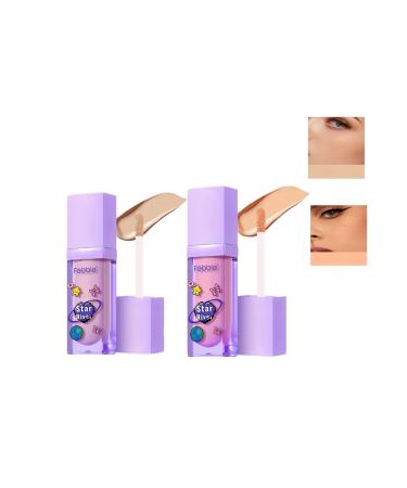 Moisturizing Concealer Stick Lightweight Full Coverage Long Lasting Conceals Corrects Hydrates Long-Wear Matte Finish Waterproof & Lightweight For All Skin 2 Pcs (0304)