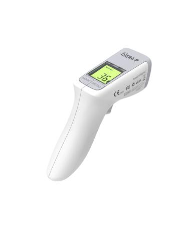 HoMedics TheraP No Touch Infrared Thermometer - Non-Contact Measuring Distance 1-5cm in Less Than 2 Second Instant Measurement and Three Colour Backlight Fever Alarm