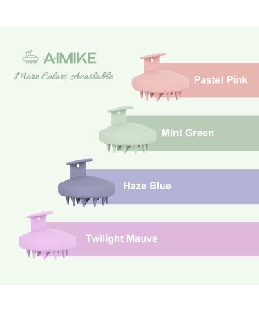 Aimike Silicone Scalp Massage Brush - Eco-Friendly Shampoo Brush for Hair Growth & Relaxation | Mint Green - Buy Online on GoSupps.com