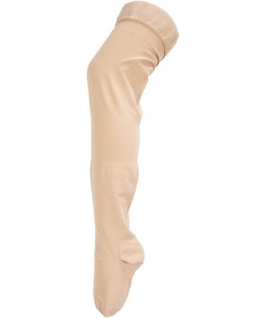 3XL Beige Open Toe Thigh High Compression Stockings 23-32mmHg | Toeless Varicose Veins Relief - Buy Online on GoSupps.com
