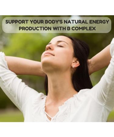 Vitamin B-Complex Tablets - 100% RDA for B Vitamins with B1 B2 B3 B5 B6 & B9| Boost Immunity & Support Hair Growth - 60 Veg Capsules - Buy Online on GoSupps.com